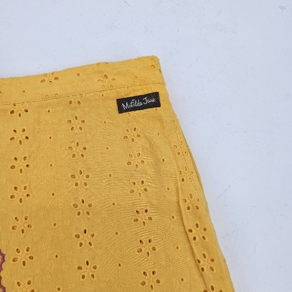 Matilda Jane Yellow Eyelet Kids Shorts - Picture 4 of 6